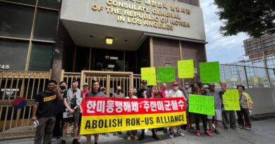 한미동맹이 한국의 청년들을 불법침공전쟁의 사지로 내몰고 있다(미주양심수후원회)